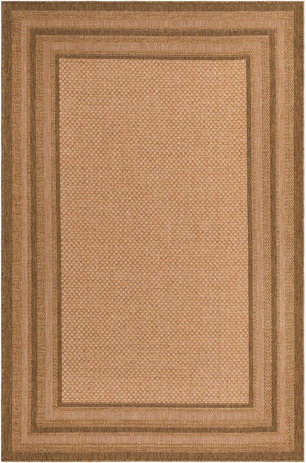 Detail image of 5' 3 x 8' Easy-Clean Border Indoor / Outdoor Rug