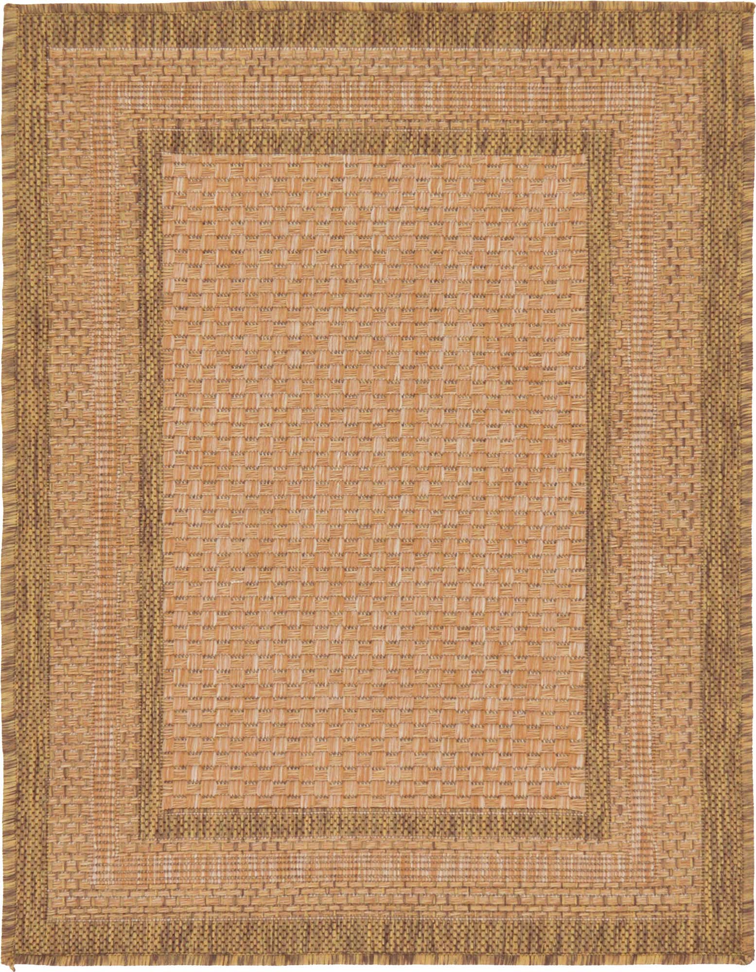 2' 2 x 3' Easy-Clean Border Indoor / Outdoor Rug