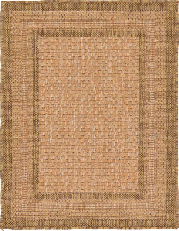 Detail image of 2' 2 x 3' Easy-Clean Border Indoor / Outdoor Rug