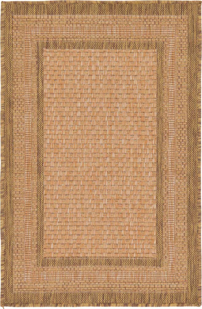 2' 2 x 3' Easy-Clean Border Indoor / Outdoor Rug