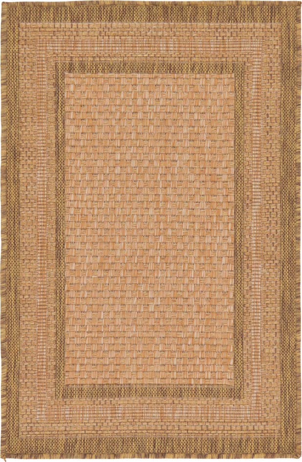Detail image of 2' 2 x 3' Easy-Clean Border Indoor / Outdoor Rug