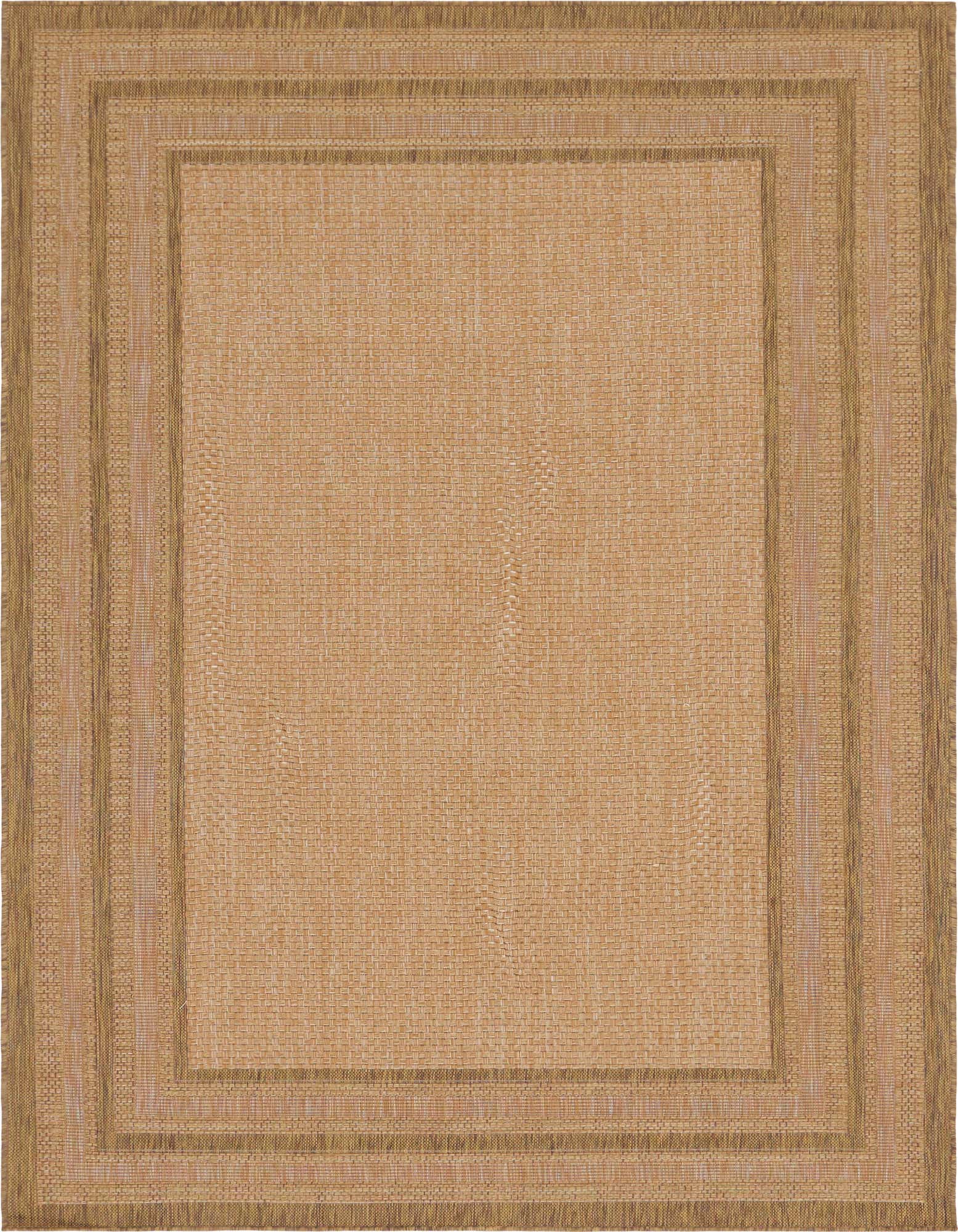 6' x 9' Easy-Clean Border Indoor / Outdoor Rug