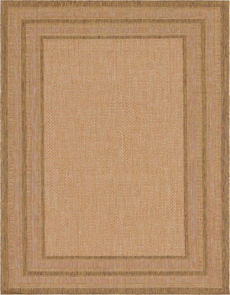 Detail image of 6' x 9' Easy-Clean Border Indoor / Outdoor Rug