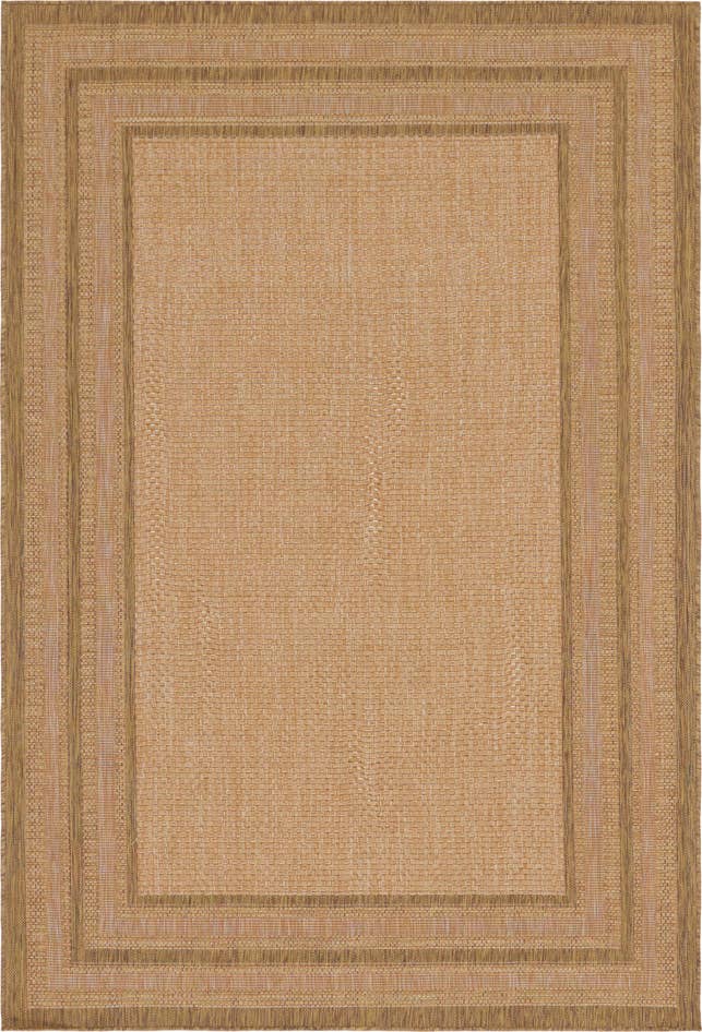 Detail image of 6' x 9' Easy-Clean Border Indoor / Outdoor Rug
