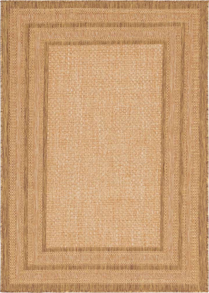 4' x 6' Easy-Clean Border Indoor / Outdoor Rug