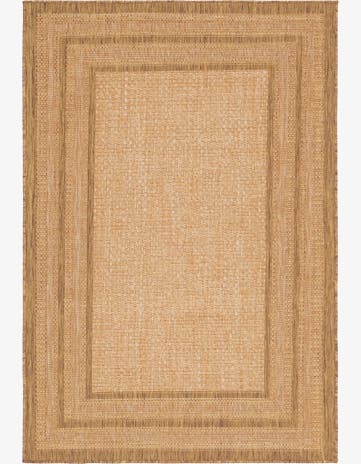 4' x 6' Easy-Clean Border Indoor / Outdoor Rug