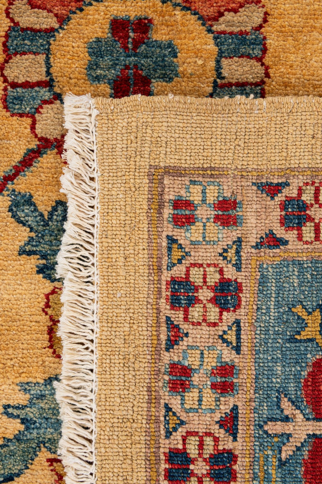 6' 7 x 9' 7 Hand Knotted Peshawar Ziegler Wool Rug