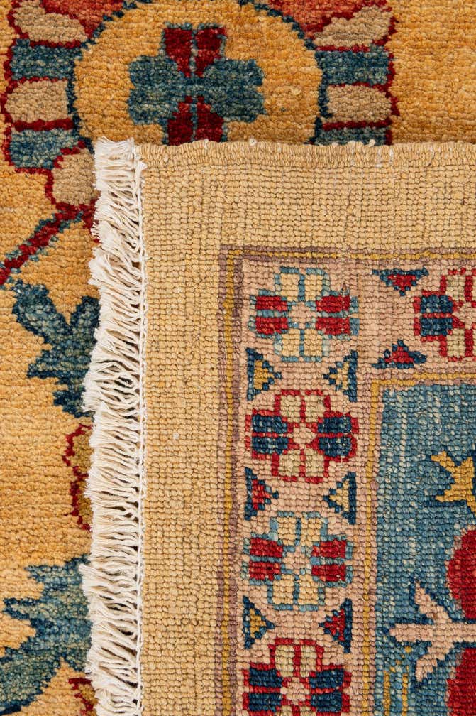 6' 7 x 9' 7 Hand Knotted Peshawar Ziegler Wool Rug