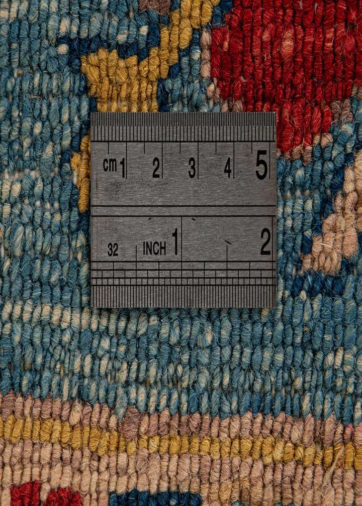 6' 7 x 9' 7 Hand Knotted Peshawar Ziegler Wool Rug