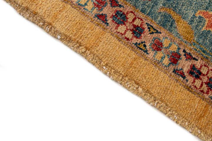 6' 7 x 9' 7 Hand Knotted Peshawar Ziegler Wool Rug