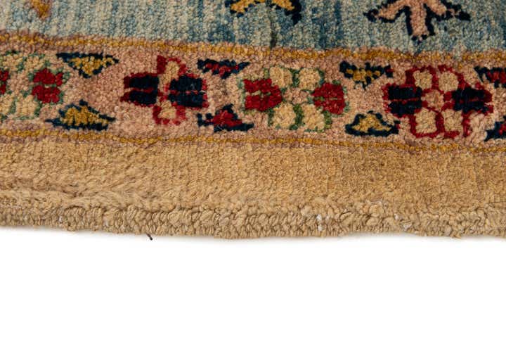 6' 7 x 9' 6 Hand Knotted Peshawar Ziegler Wool Rug