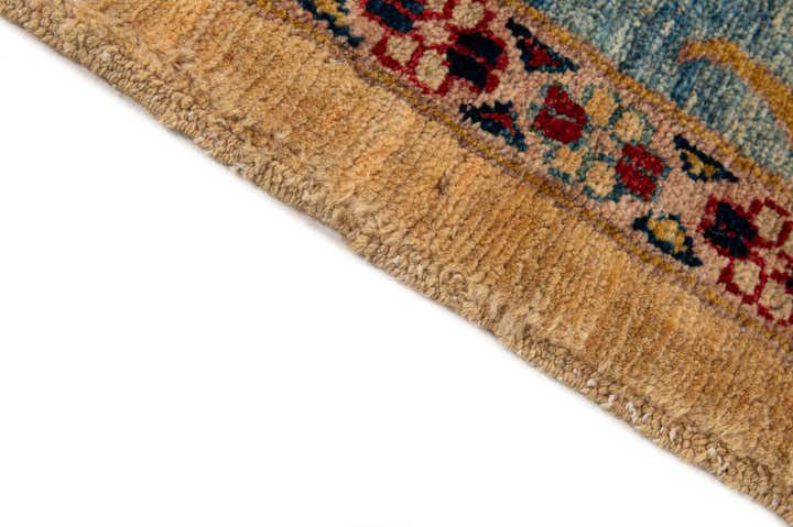 6' 7 x 9' 6 Hand Knotted Peshawar Ziegler Wool Rug