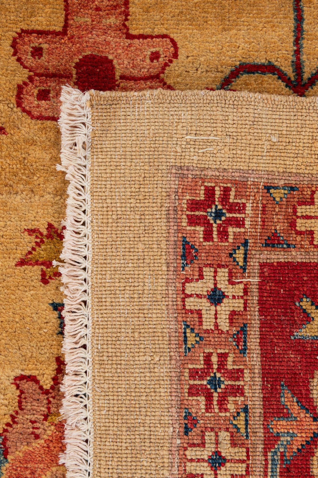 6' 8 x 9' 10 Hand Knotted Peshawar Ziegler Wool Rug