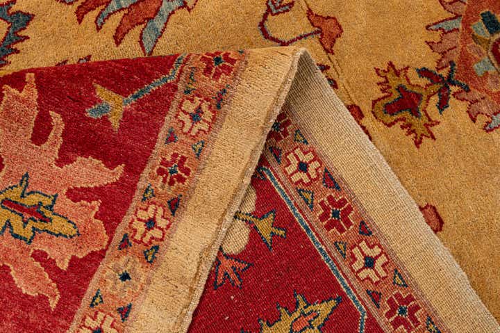 6' 8 x 9' 10 Hand Knotted Peshawar Ziegler Wool Rug