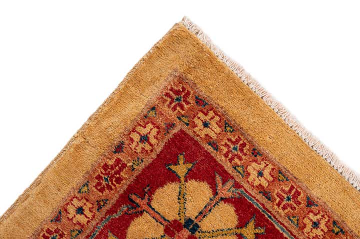 6' 8 x 9' 10 Hand Knotted Peshawar Ziegler Wool Rug