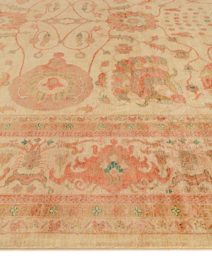Detail image of 12' x 17' 8 Hand Knotted Peshawar Ziegler Rug