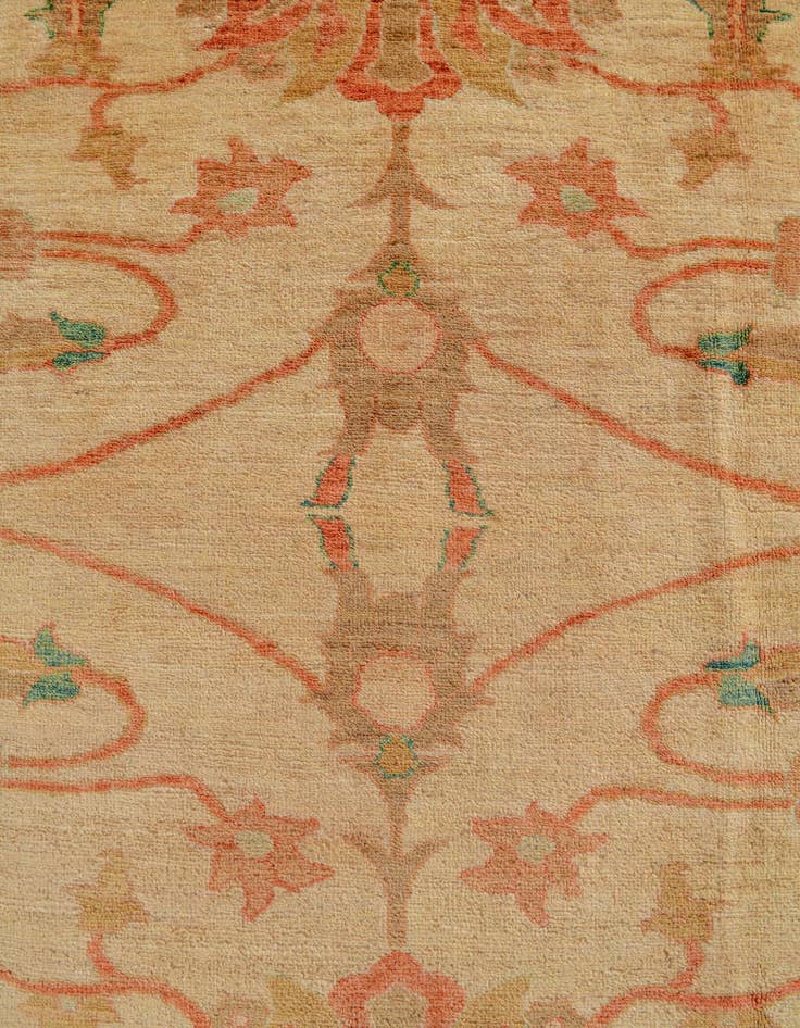 Detail image of 12' x 17' 8 Hand Knotted Peshawar Ziegler Rug