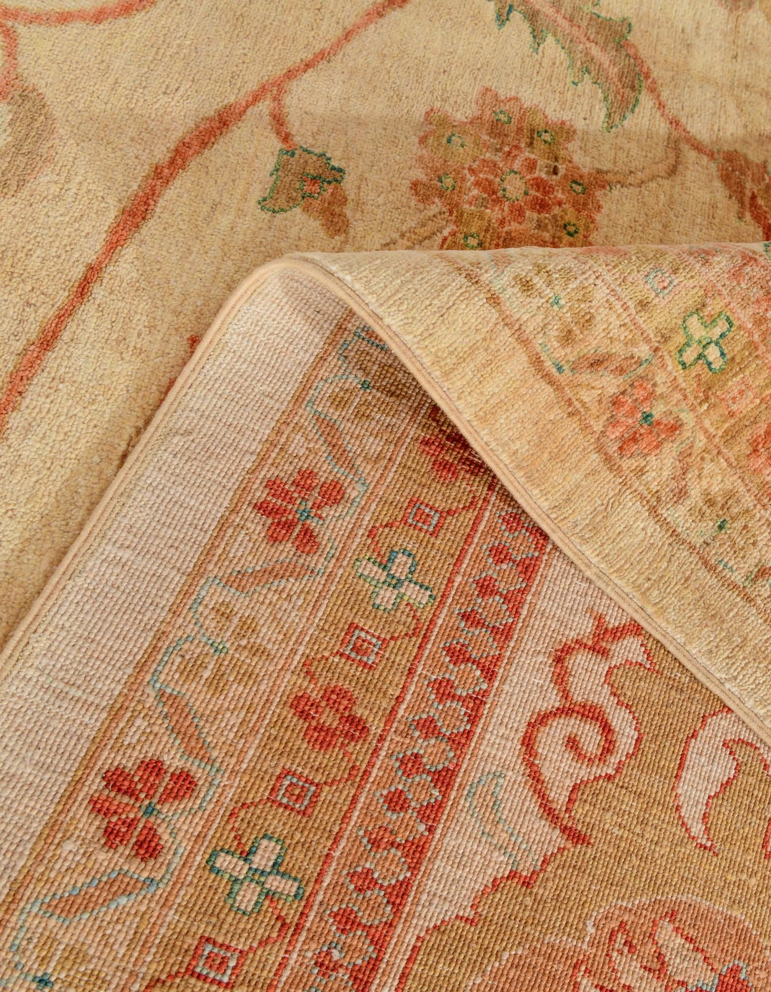 12' x 17' 8 Hand Knotted Peshawar Ziegler Rug