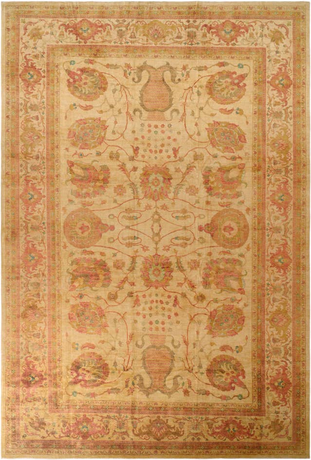 Detail image of 12' x 17' 8 Hand Knotted Peshawar Ziegler Rug