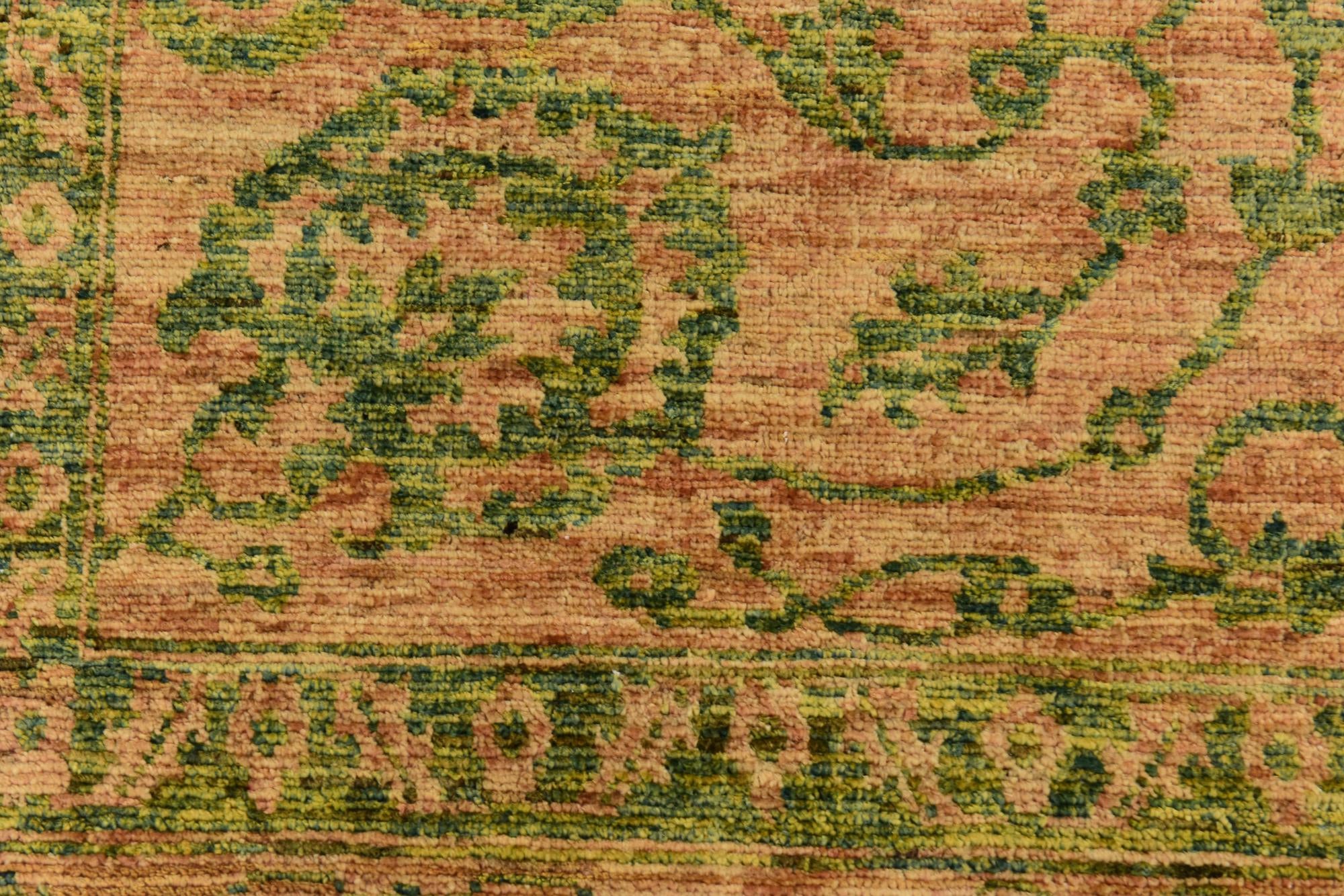 6' 8 x 8' 3 Hand Knotted Peshawar Ziegler Rug