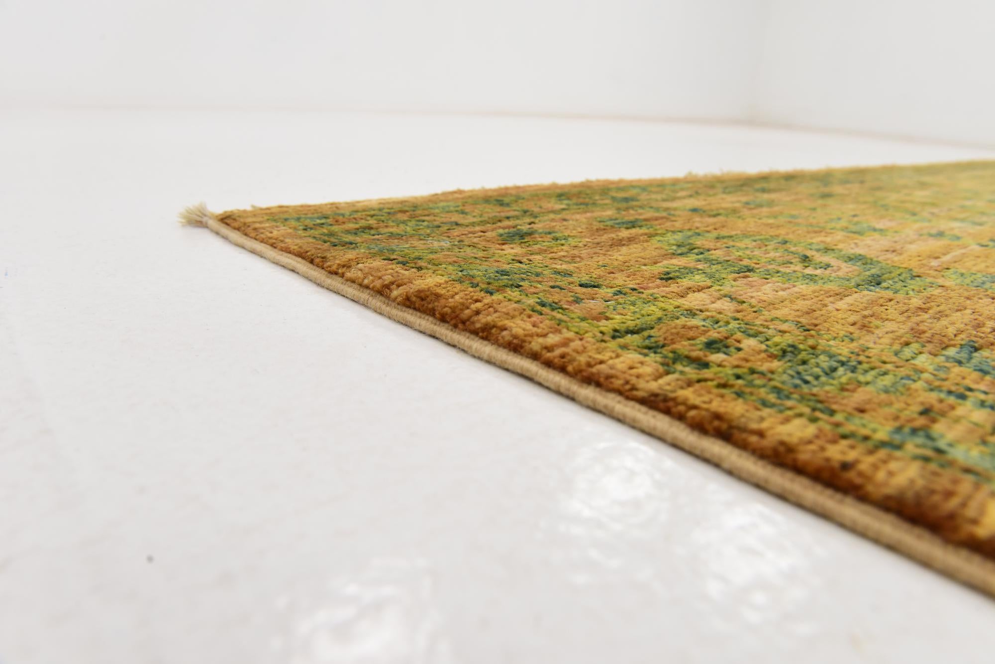 6' 8 x 8' 3 Hand Knotted Peshawar Ziegler Rug