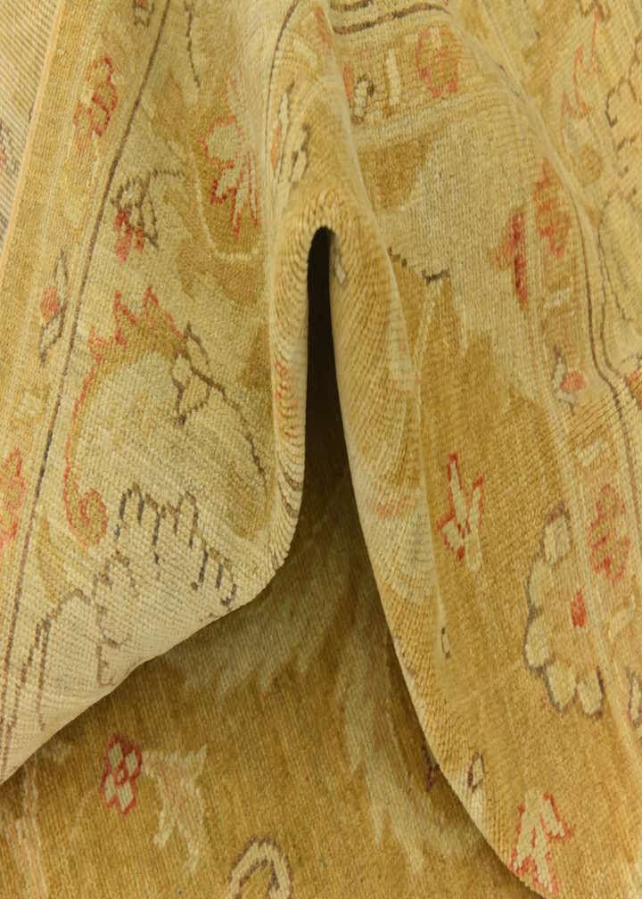 6' x 9' 4 Hand Knotted Peshawar Ziegler Rug