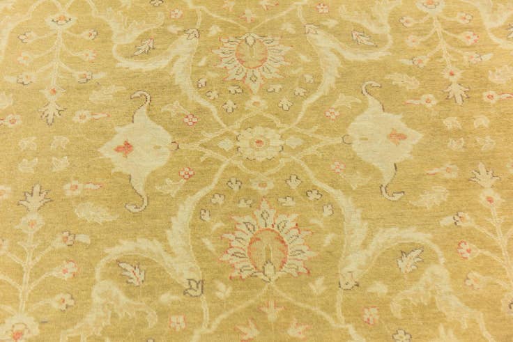 Detail image of 6' x 9' 4 Hand Knotted Peshawar Ziegler Rug