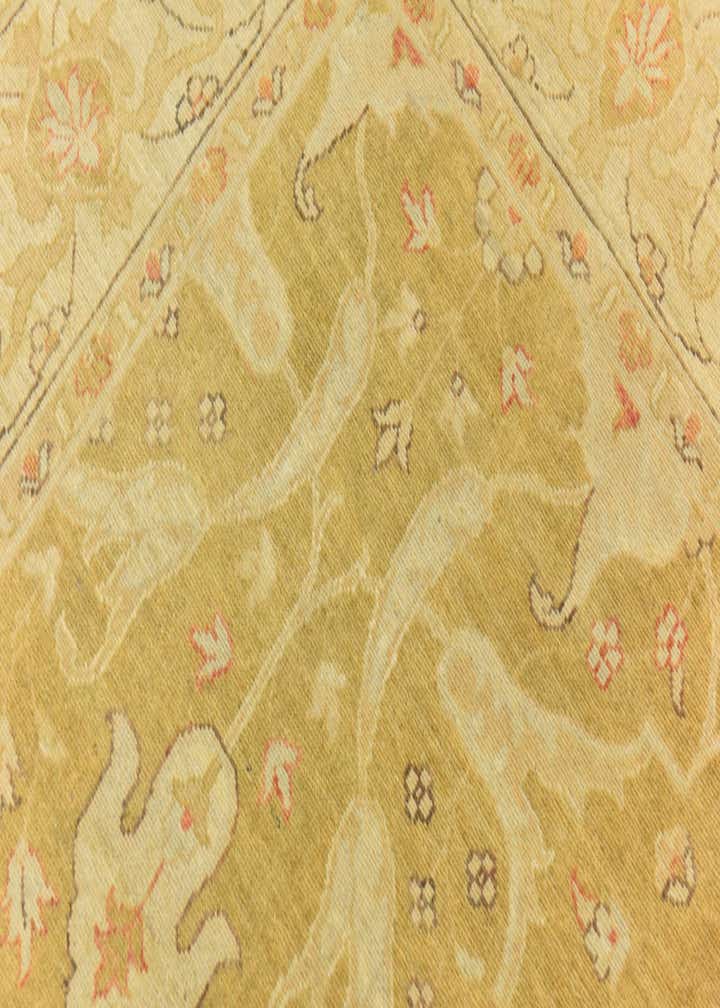 6' x 9' 4 Hand Knotted Peshawar Ziegler Rug