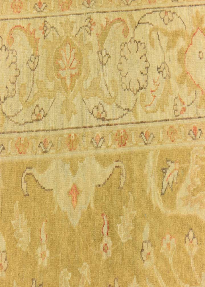6' x 9' 4 Hand Knotted Peshawar Ziegler Rug
