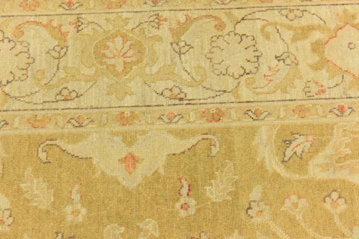 6' x 9' 4 Hand Knotted Peshawar Ziegler Rug