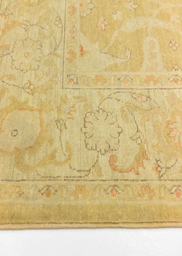 6' x 9' 4 Hand Knotted Peshawar Ziegler Rug