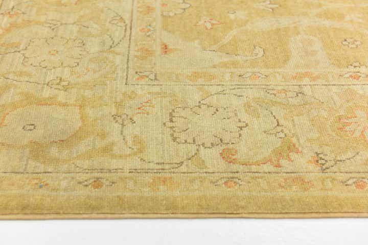 6' x 9' 4 Hand Knotted Peshawar Ziegler Rug