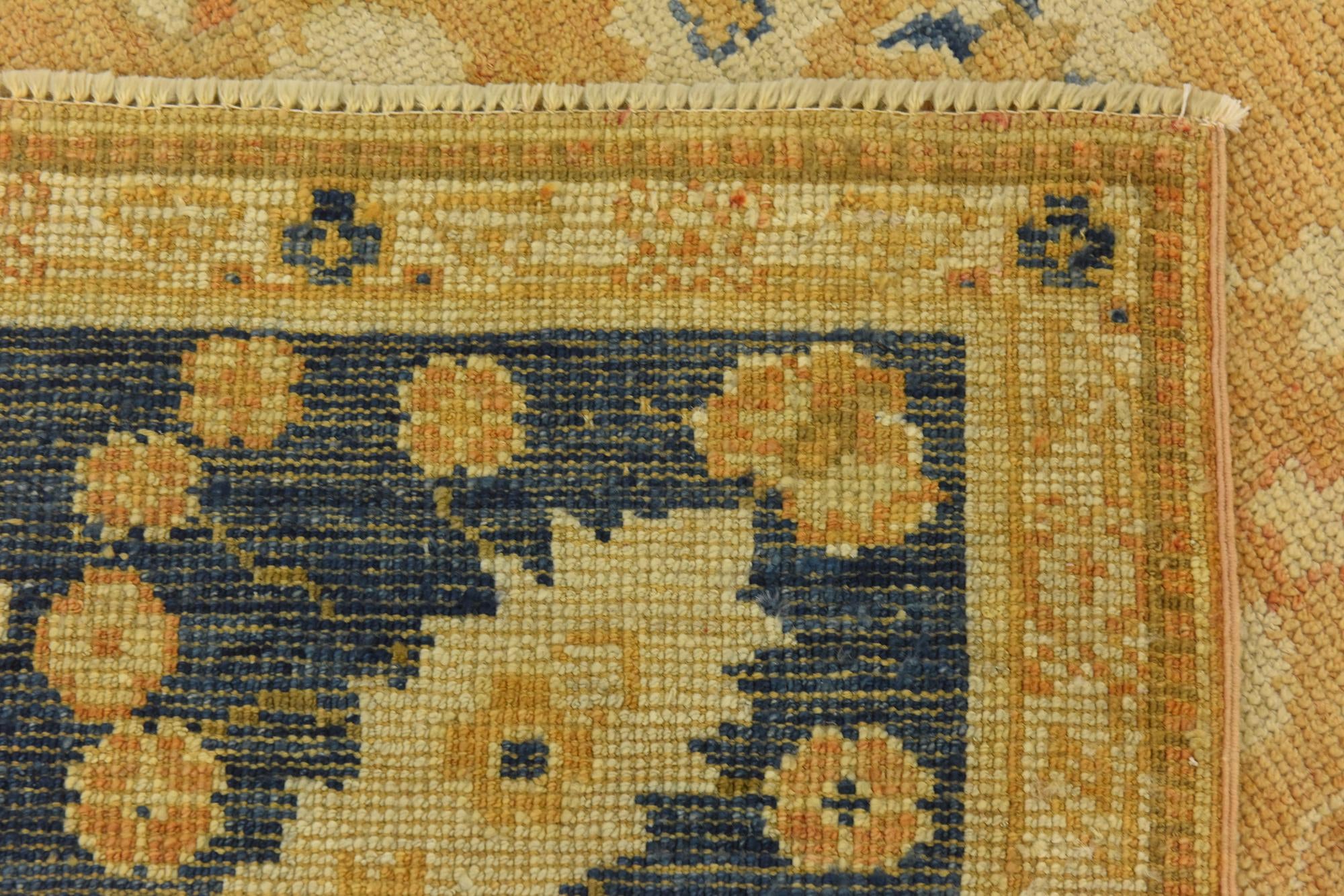 9' 3 x 11' 9 Hand Knotted Peshawar Ziegler Wool Rug