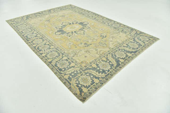 220cm x 310cm Handgeknüpft Peshawar Ziegler Wolle Teppich