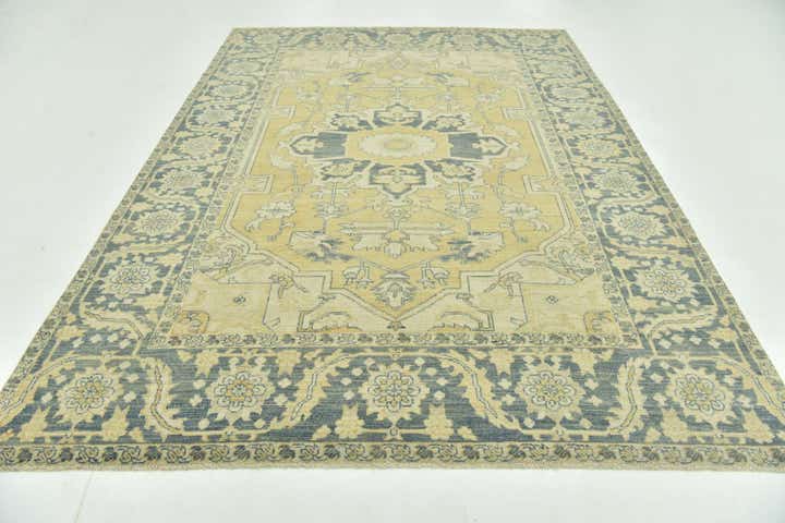 220cm x 310cm Handgeknüpft Peshawar Ziegler Wolle Teppich