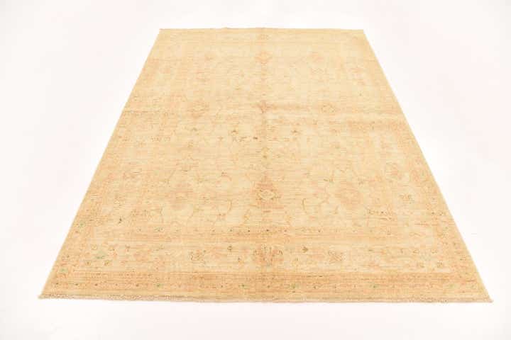 5' 7 x 7' 10 Hand Knotted Peshawar Ziegler Rug