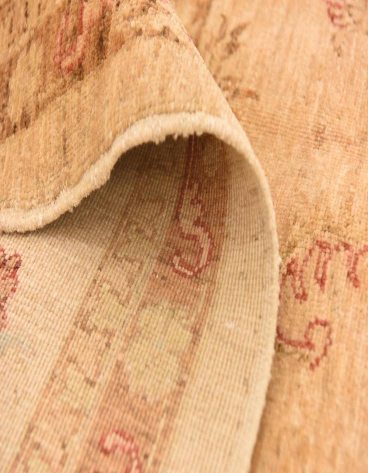 Detail image of 8' 2 x 9' 7  Hand Knotted Peshawar Ziegler Rug