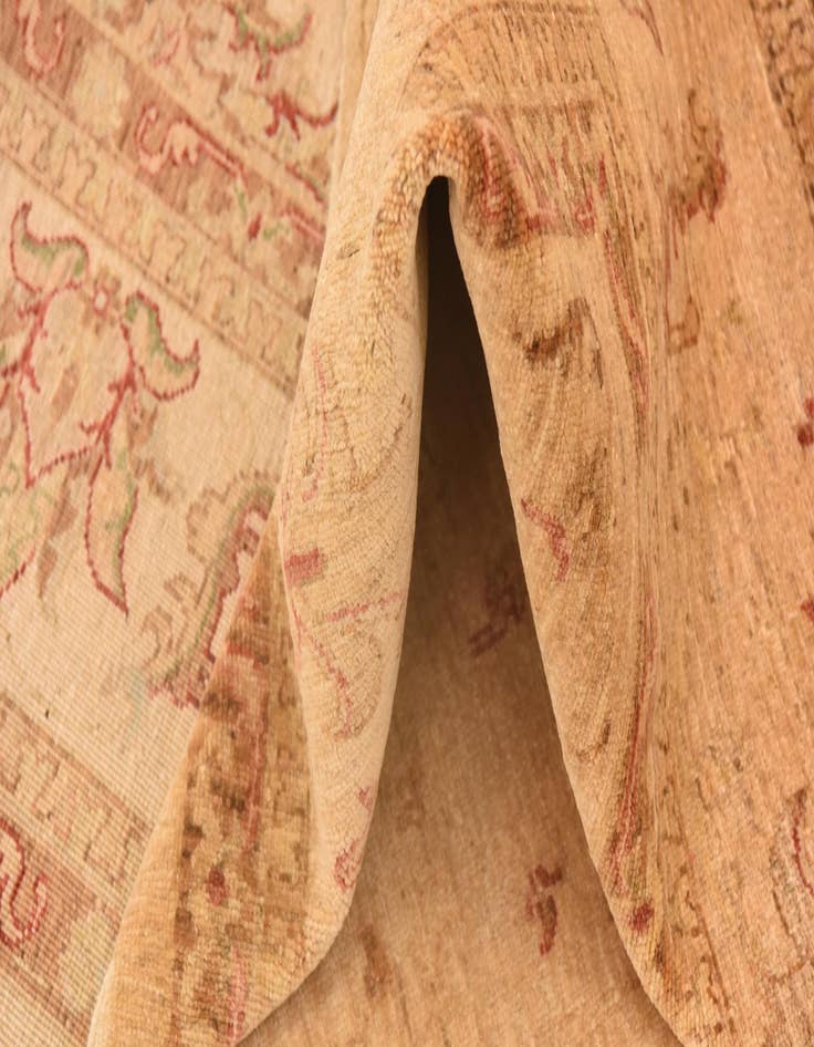 Detail image of 8' 2 x 9' 7  Hand Knotted Peshawar Ziegler Rug