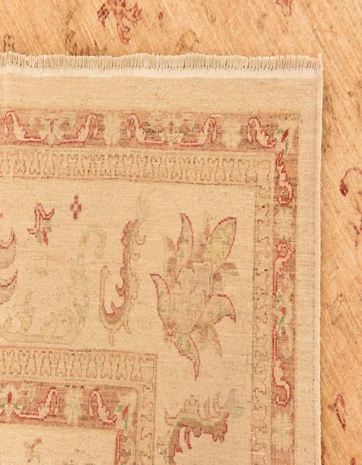 Detail image of 8' 2 x 9' 7  Hand Knotted Peshawar Ziegler Rug