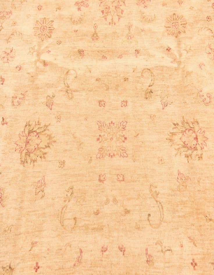 Detail image of 8' 2 x 9' 7  Hand Knotted Peshawar Ziegler Rug