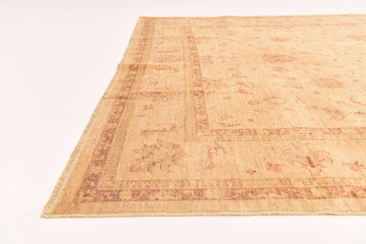 8' 2 x 9' 7 Hand Knotted Peshawar Ziegler Rug