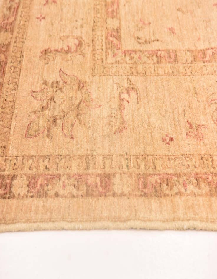 Detail image of 8' 2 x 9' 7  Hand Knotted Peshawar Ziegler Rug