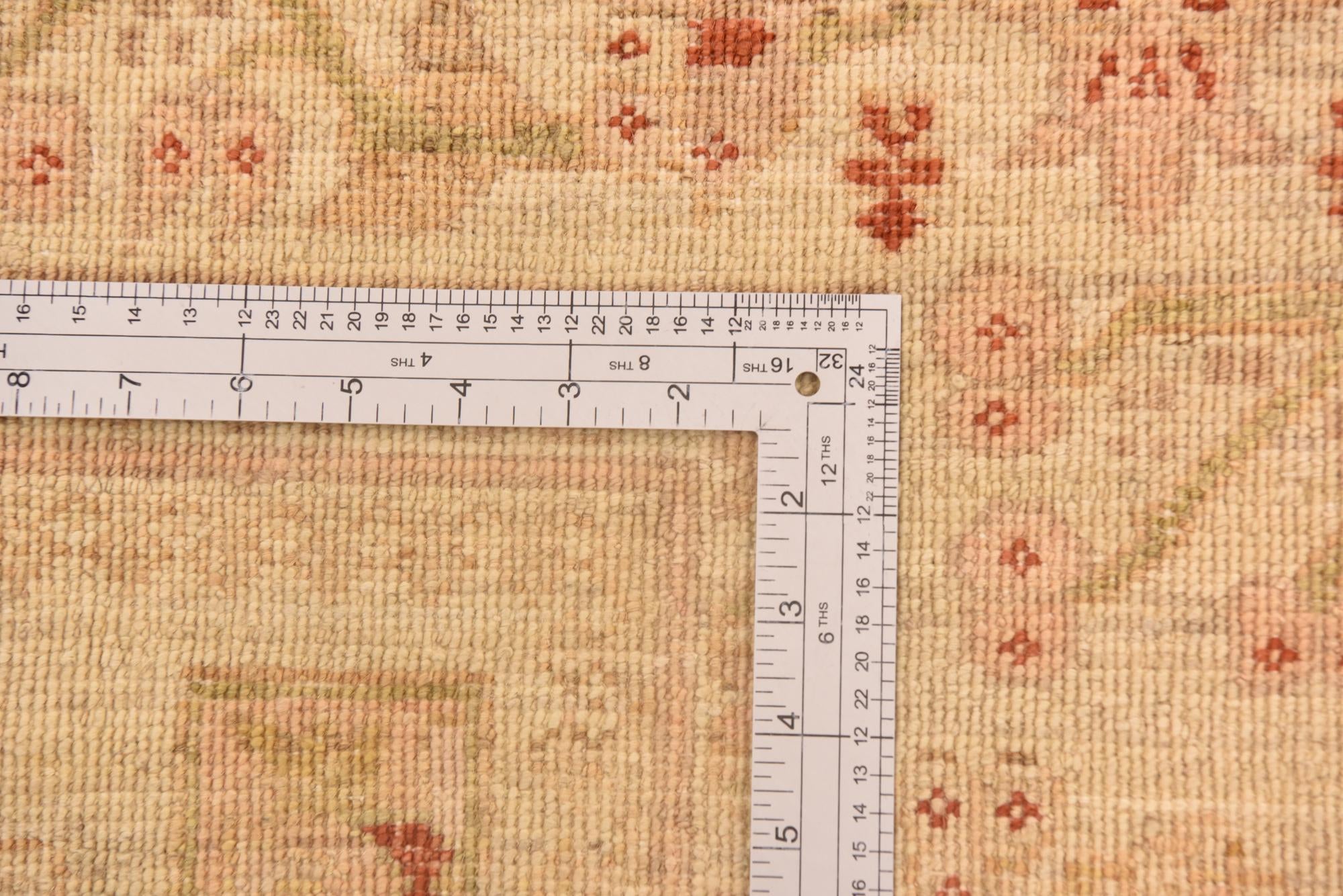 8' 2 x 9' 9 Hand Knotted Peshawar Ziegler Rug