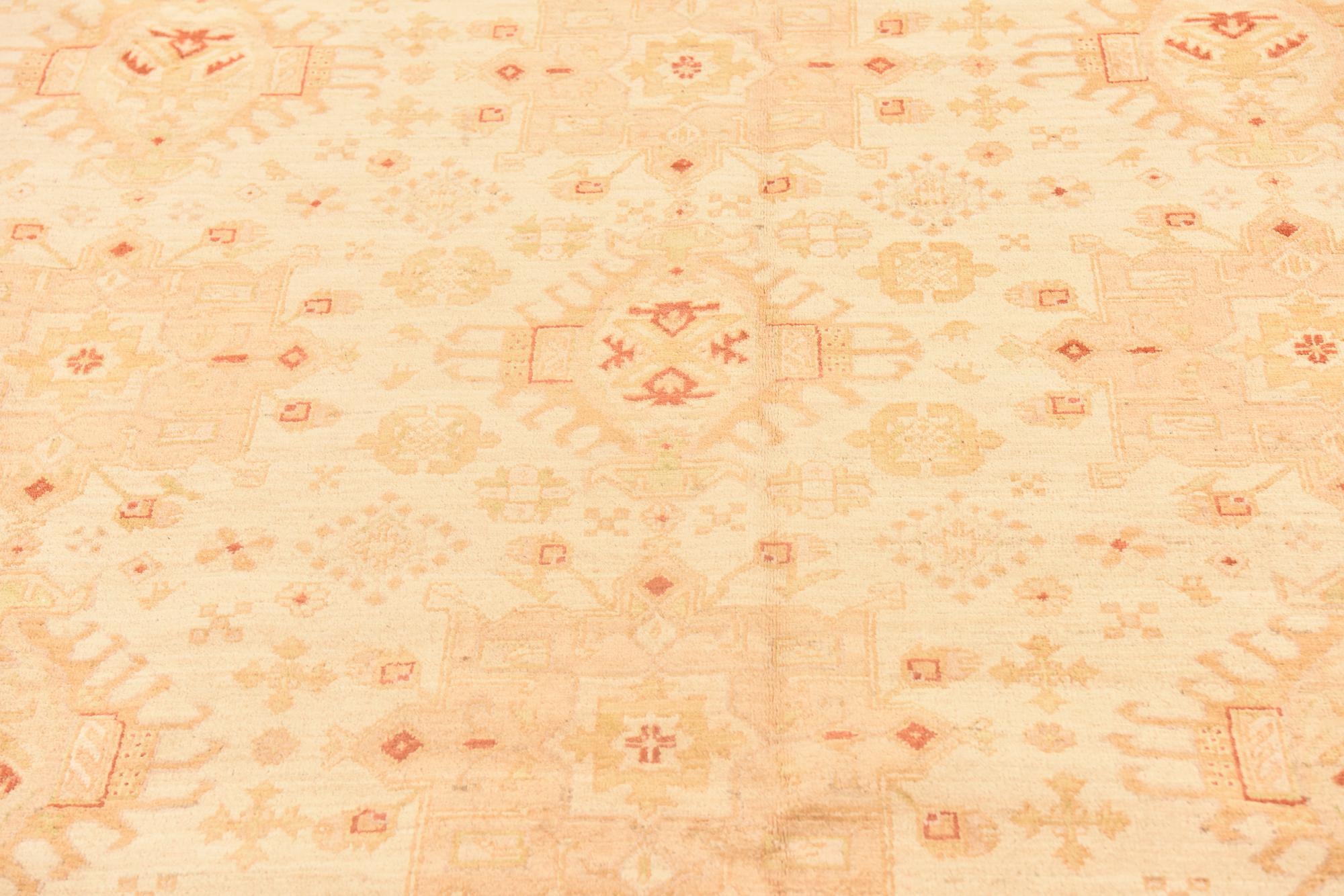 8' 2 x 9' 9 Hand Knotted Peshawar Ziegler Rug