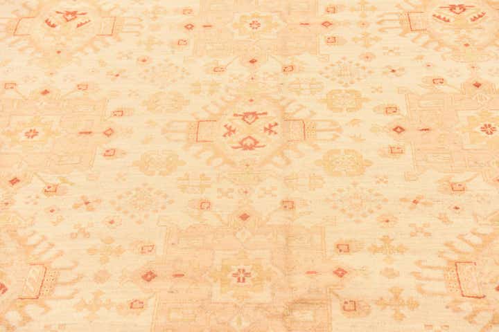 8' 2 x 9' 9 Hand Knotted Peshawar Ziegler Rug