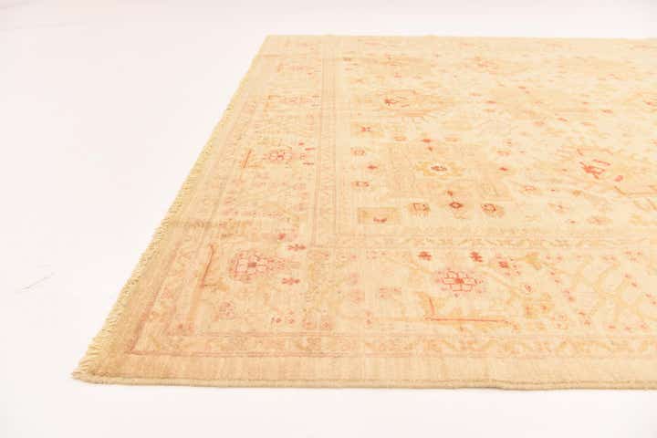 8' 2 x 9' 9 Hand Knotted Peshawar Ziegler Rug