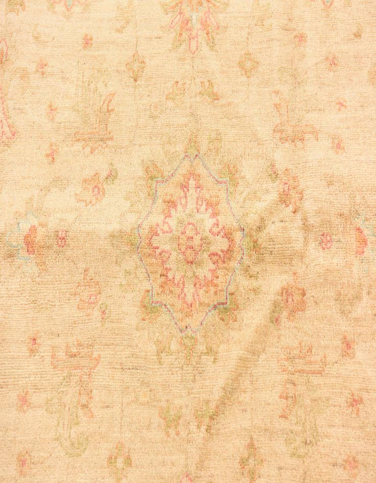 Detail image of 6' 6 x 7' 10  Hand Knotted Peshawar Ziegler Rug