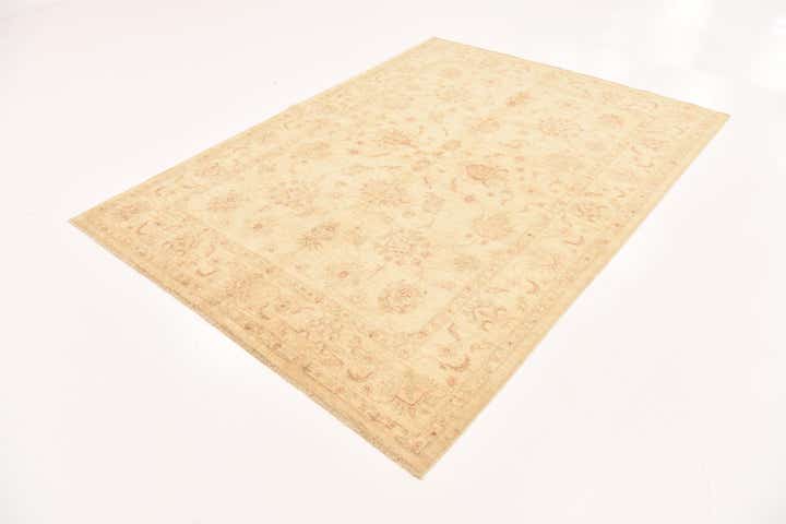 5' 7 x 7' 8 Hand Knotted Peshawar Ziegler Rug