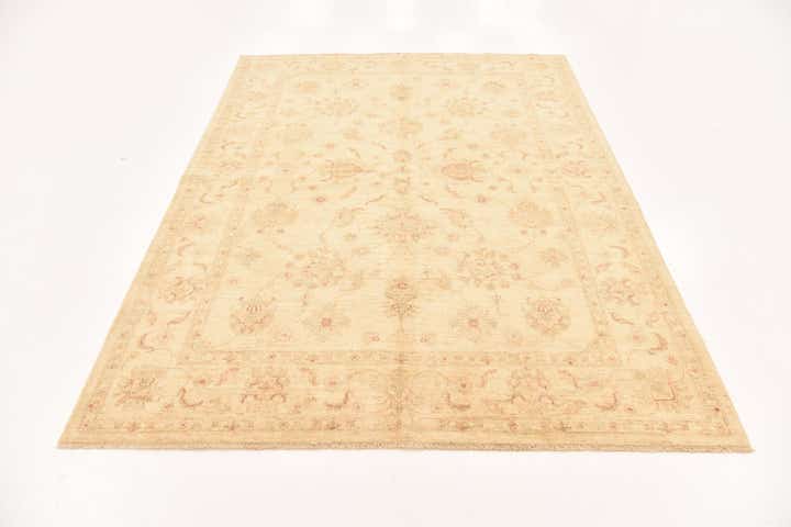 5' 7 x 7' 8 Hand Knotted Peshawar Ziegler Rug