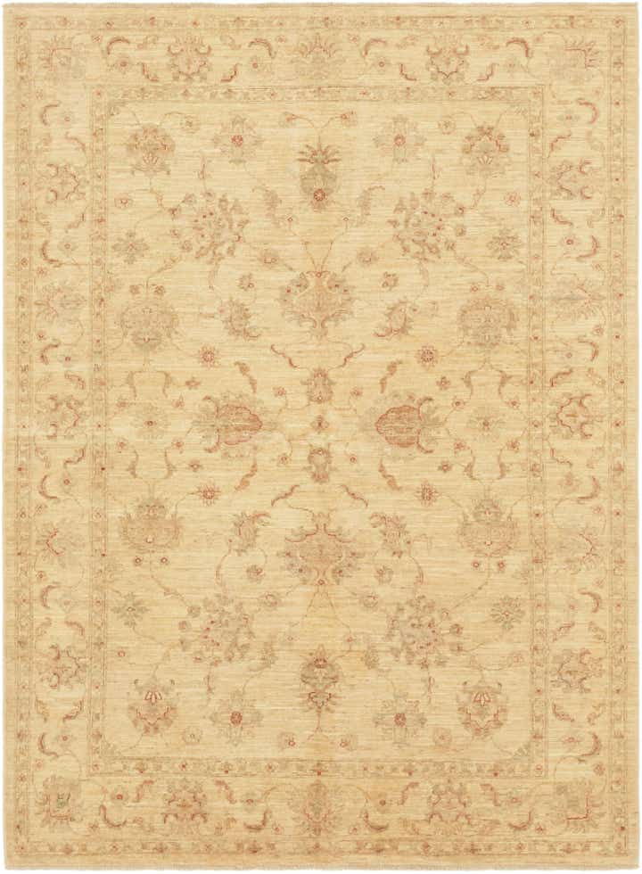 5' 7 x 7' 8 Hand Knotted Peshawar Ziegler Rug